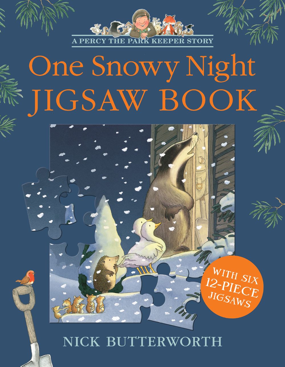 One Snowy Night Jigsaw Book: A Percy The Park Keeper Story