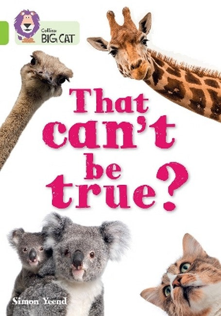 That can't be true? cover