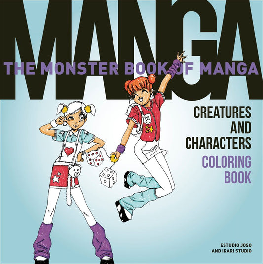 The Monster Book of Manga Creatures and Characters Coloring Book