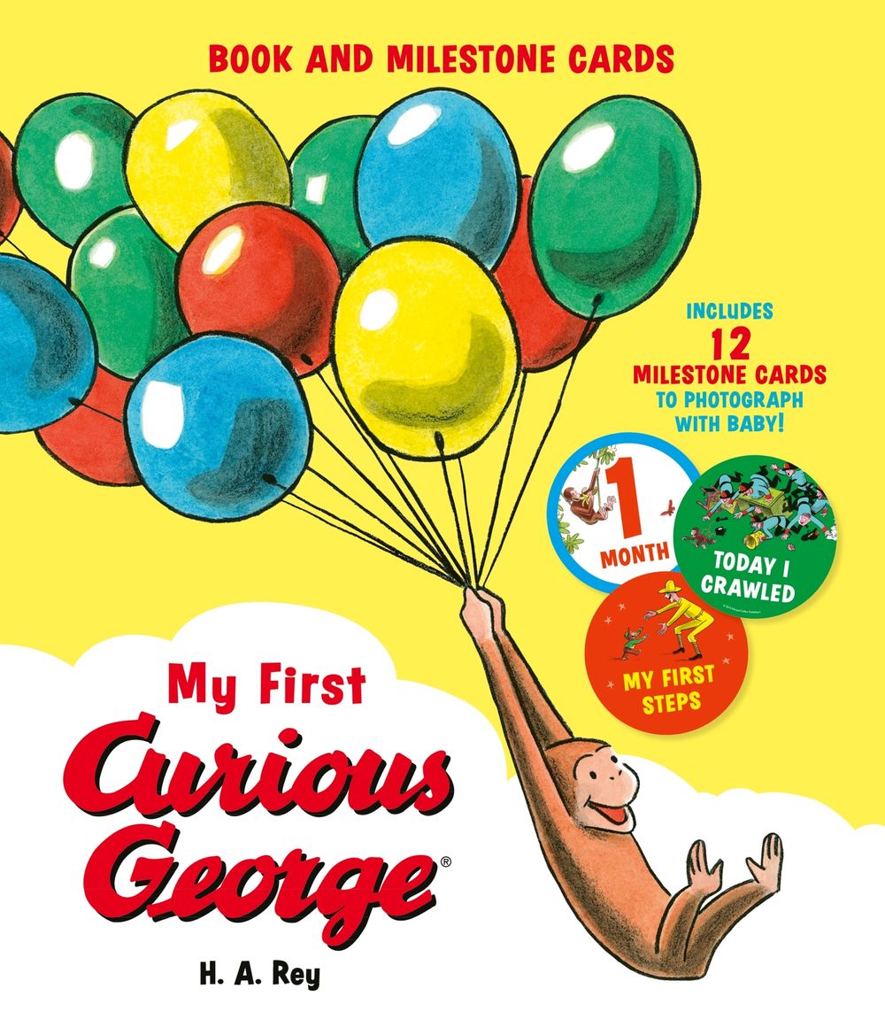 My First Curious George: Book And Milestone Cards