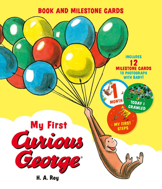 My First Curious George: Book And Milestone Cards