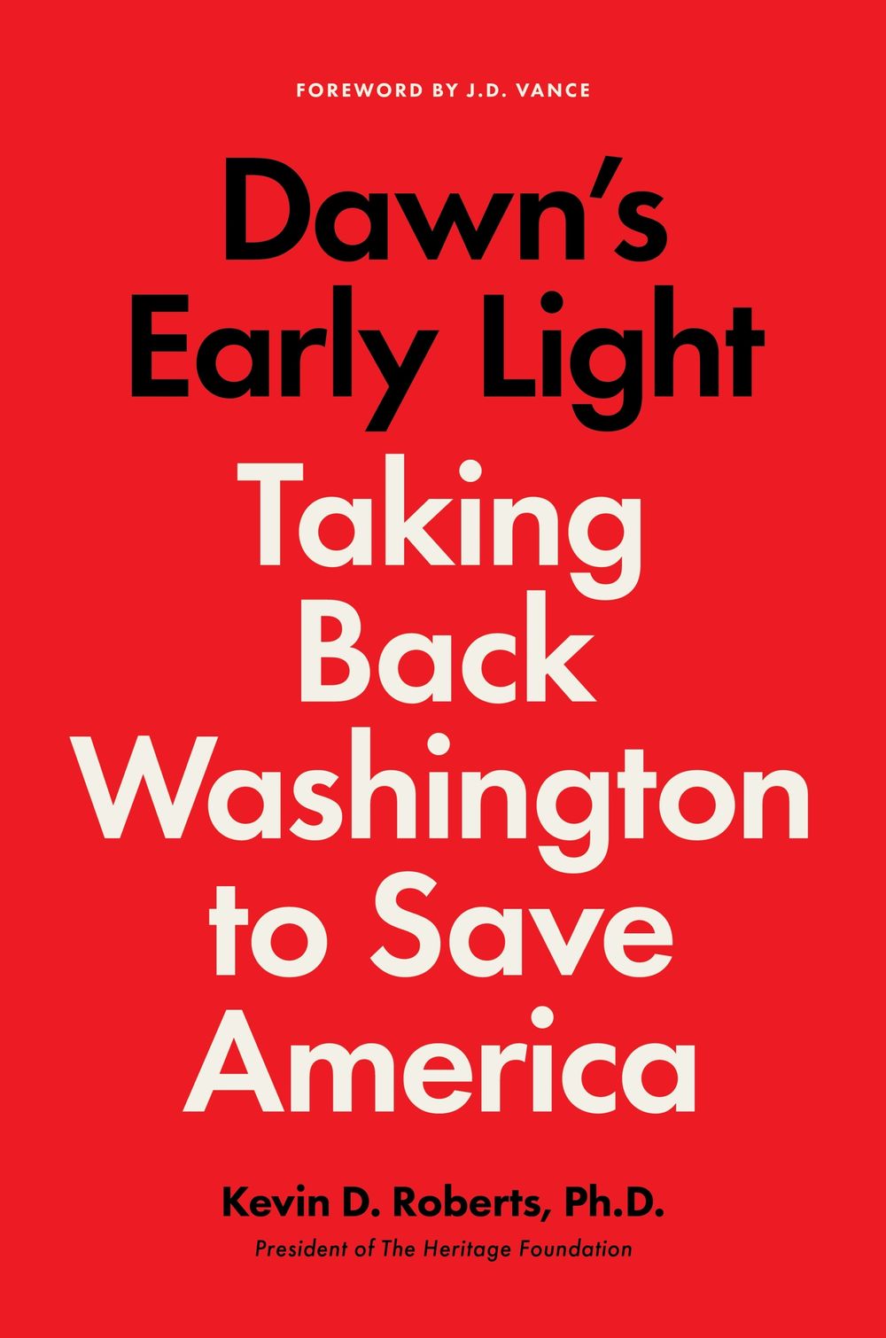 Dawn's Early Light: Burning Down Washington to Save America