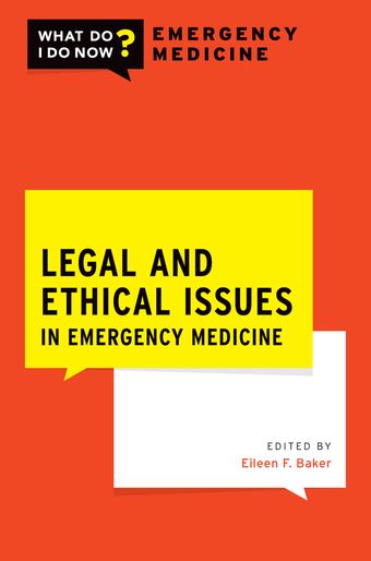 Legal and Ethical Issues in Emergency Medicine book cover