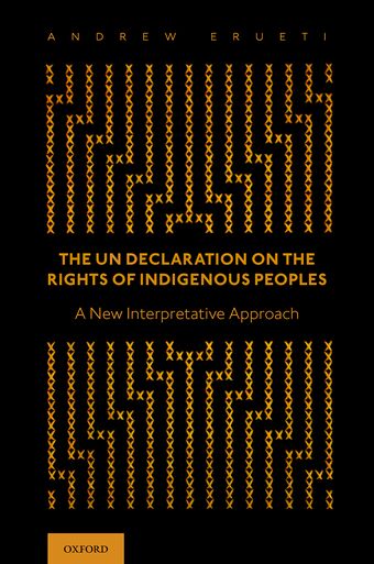 The UN Declaration on the Rights of Indigenous Peoples book cover