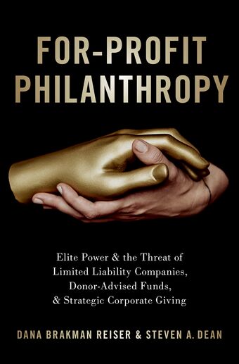 For-Profit Philanthropy Elite Power and the Threat of Limited Liability book cover