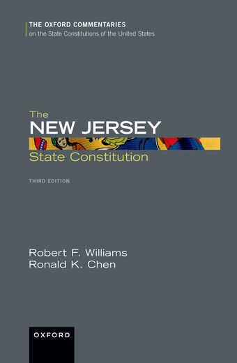 The New Jersey State Constitution book cover