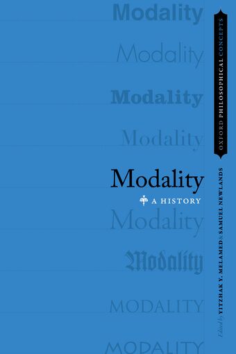 Modality A History book cover