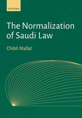 The Normalization of Saudi Law book cover