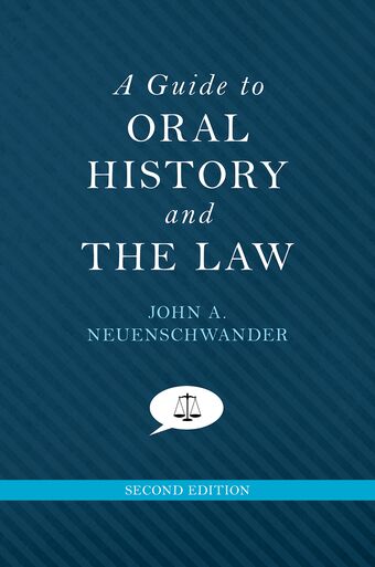 A Guide to Oral History and the Law book cover