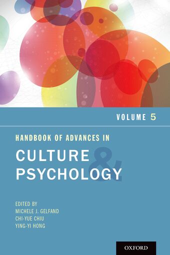 Handbook of Advances in Culture and Psychology, Volume 5 book cover