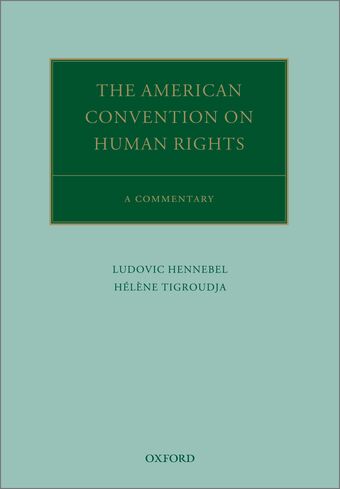 The American Convention on Human Rights A Commentary book cover