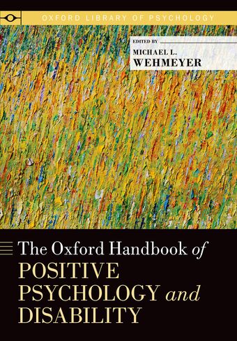 The Oxford Handbook of Positive Psychology and Disability book cover
