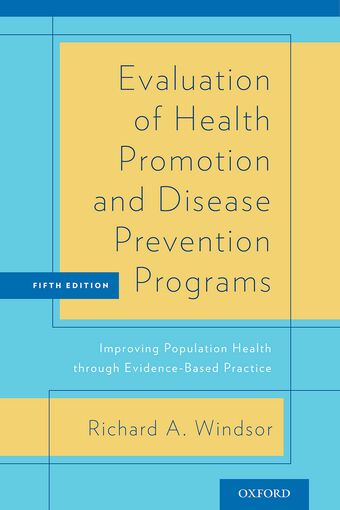 Evaluation of Health Promotion and Disease Prevention Programs book cover