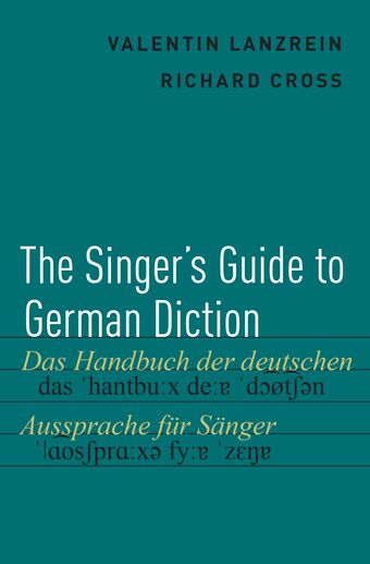 The Singer's Guide to German Diction book cover