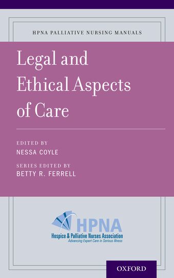 Legal and Ethical Aspects of Care book cover