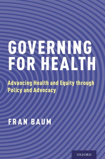 Governing for Health book cover