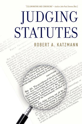 Judging Statutes book cover