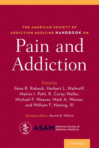 The American Society of Addiction Medicine Handbook on Pain and Addiction book cover