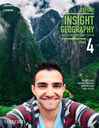 Oxford Insight Geography AC for NSW Stage 4 Student book + obook assess book cover