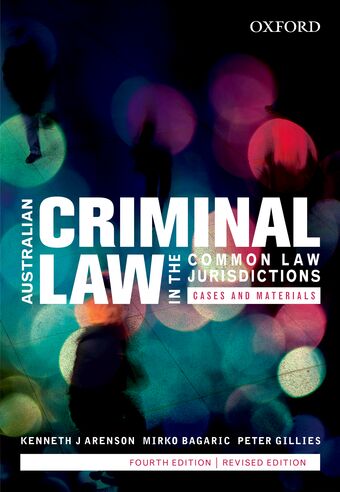 Australian Criminal Law in the Common Law Jurisdictions book cover