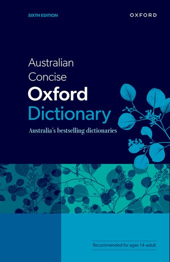Australian Concise Oxford Dictionary book cover