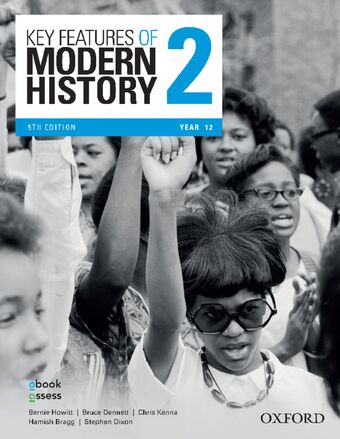 Key Features of Modern History 2 Year 12 Student book + obook assess book cover