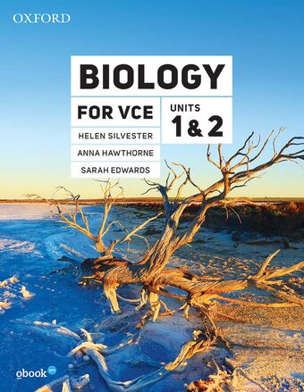 Biology for VCE Units 1&2 Student Book+obook pro book cover