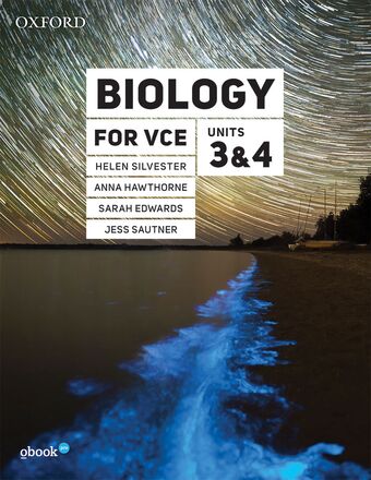 Biology for VCE Units 3 & 4 Student Book+obook pro book cover