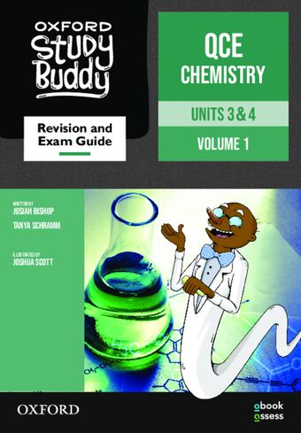 Oxford Study Buddy QCE Chemistry Units 3&4 Revision and exam guide book cover