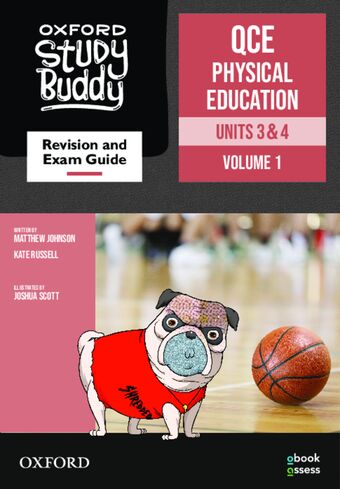 Oxford Study Buddy QCE Physical Education Units 3&4 Revision and exam guide book cover