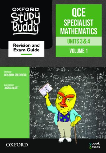 Oxford Study Buddy QCE Specialist Mathematics Units 3&4 Revision and exam guide book cover