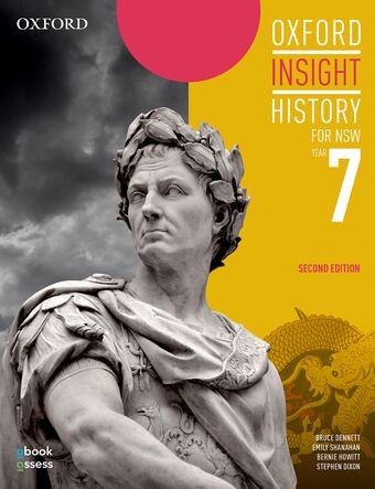 Oxford Insight History for NSW Year 7 Student Book + obook assess book cover