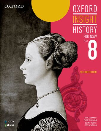 Oxford Insight History for NSW Year 8 Student Book + obook assess book cover