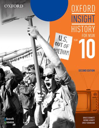 Oxford Insight History for NSW Year 10 Student Book + obook assess book cover