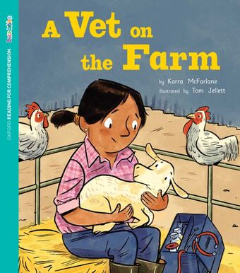 ORFC Decodable Book 23 - A Vet on the Farm Pack book cover