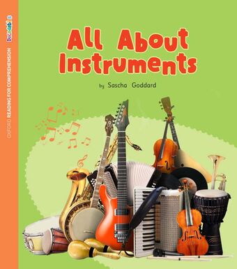 ORFC Decodable Book 44 All About Instruments Pack book cover