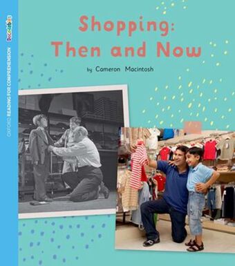 ORFC Decodable Book 60 Shopping: Then and Now Pack book cover
