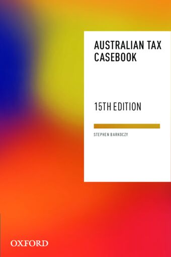 Australian Tax Casebook book cover