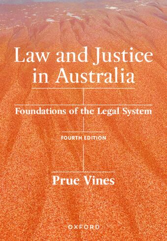 Law And Justice In Australia book cover