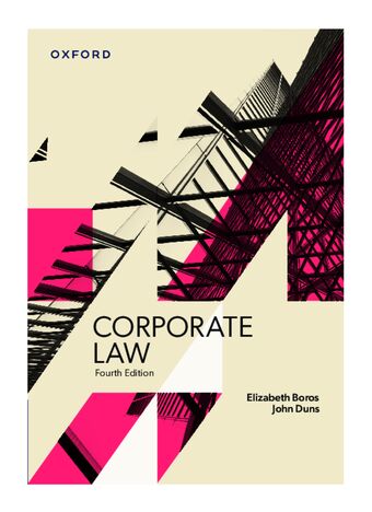 Corporate Law book cover