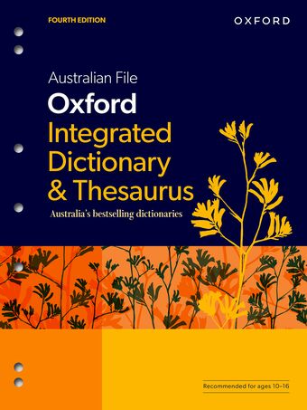 Australian File Oxford Integrated Dictionary & Thesaurus book cover