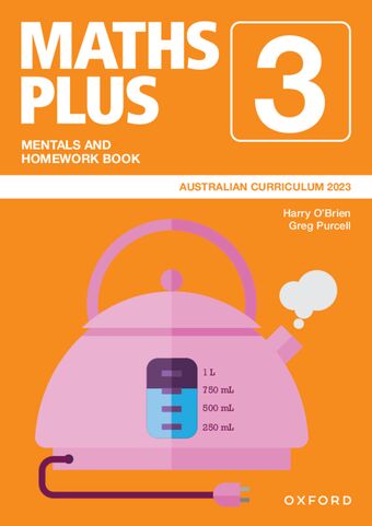 Maths Plus Australian Curriculum Mentals and Homework Book Year 3 book cover
