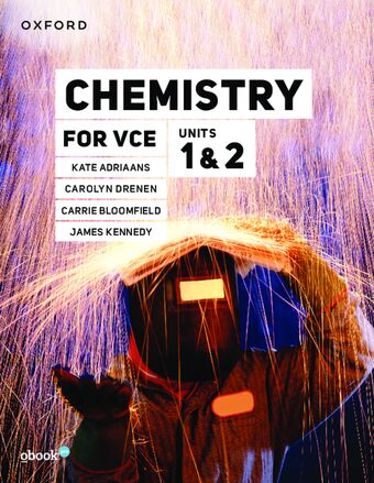 Chemistry for VCE Units 1 & 2 Student Book+obook pro book cover