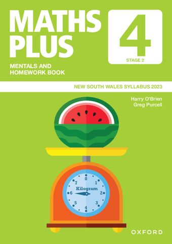 Maths Plus NSW Syllabus Mentals and Homework Book Year 4 book cover