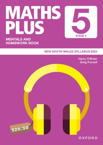 Maths Plus NSW Syllabus Mentals and Homework Book Year 5 book cover