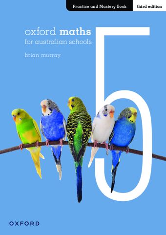 Oxford Maths for Australian Schools Practice and Mastery Book Year 5 book cover