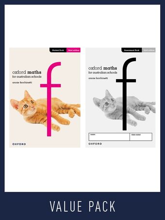 Oxford Maths for Australian Schools Value Pack Year F book cover