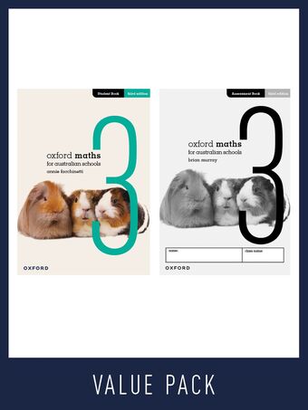 Oxford Maths for Australian Schools Value Pack Year 3 book cover