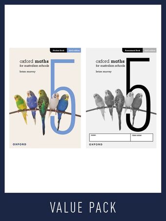 Oxford Maths for Australian Schools Value Pack Year 5 book cover