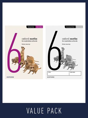 Oxford Maths for Australian Schools Value Pack Year 6 book cover
